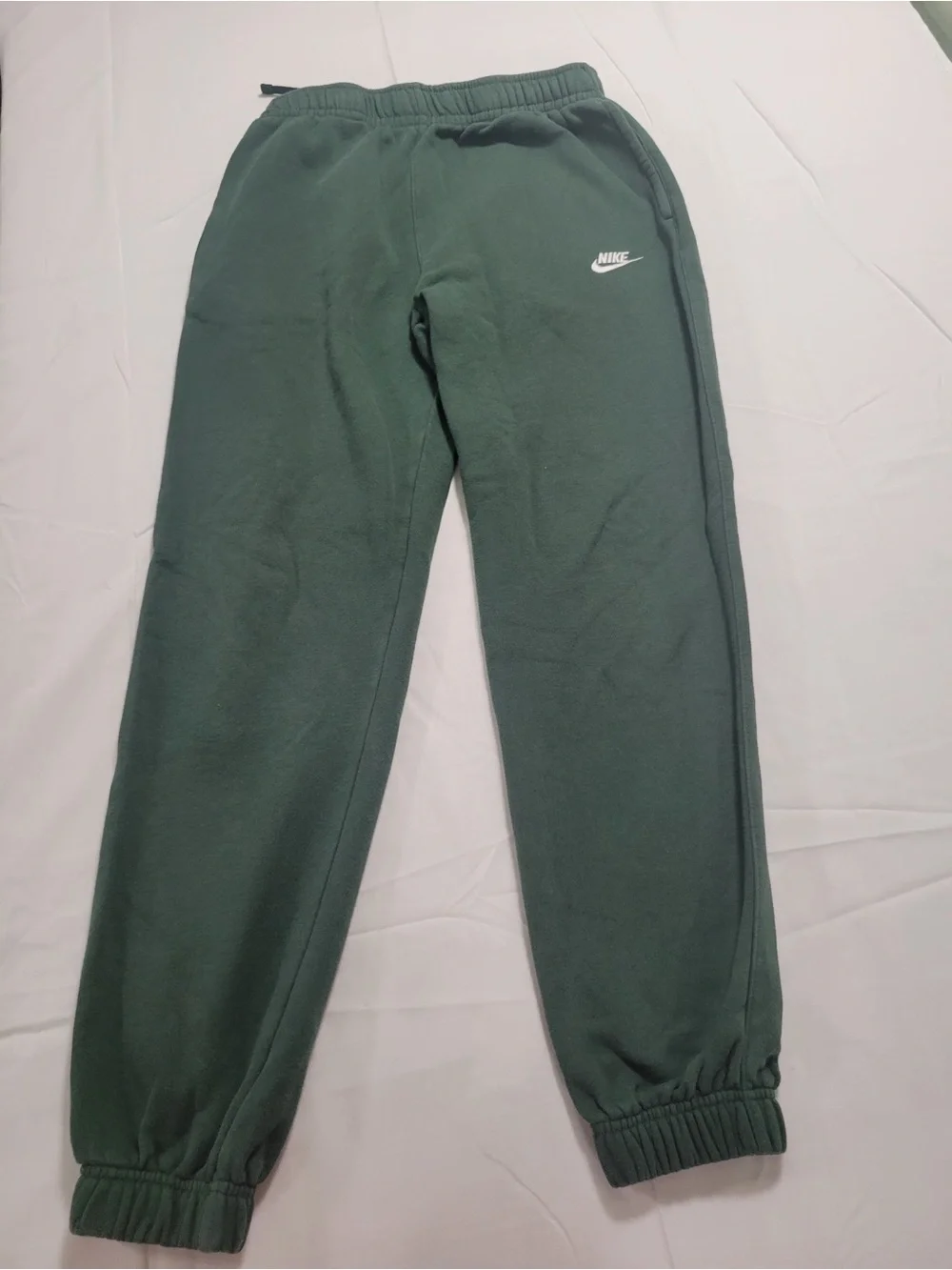 Nike Kids Dark Green Fleece Joggers